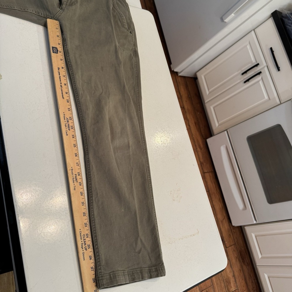 Eddie Bauer Men Pants 36x32 (36x29)Tan Khaki Utility Pants Carpenter Canvas - Picture 10 of 13